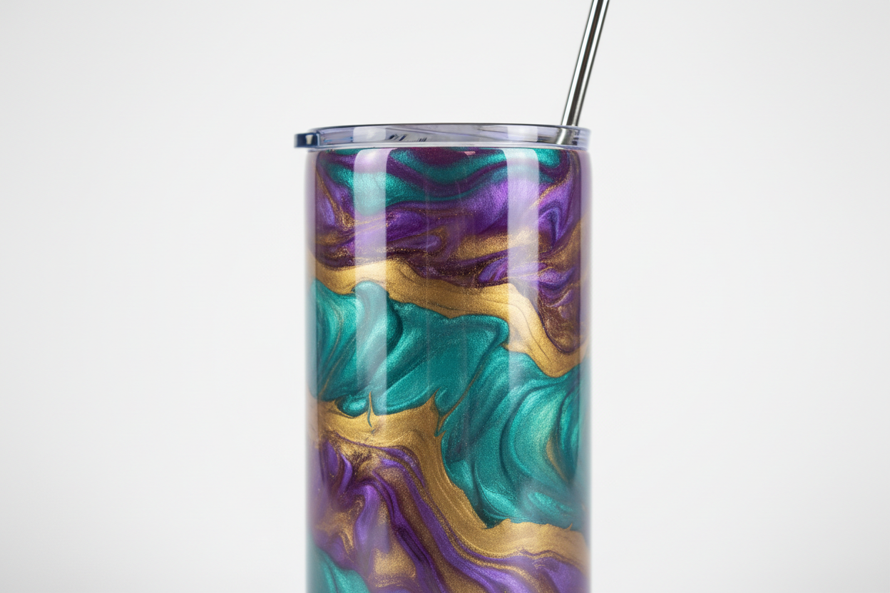resin tumbler