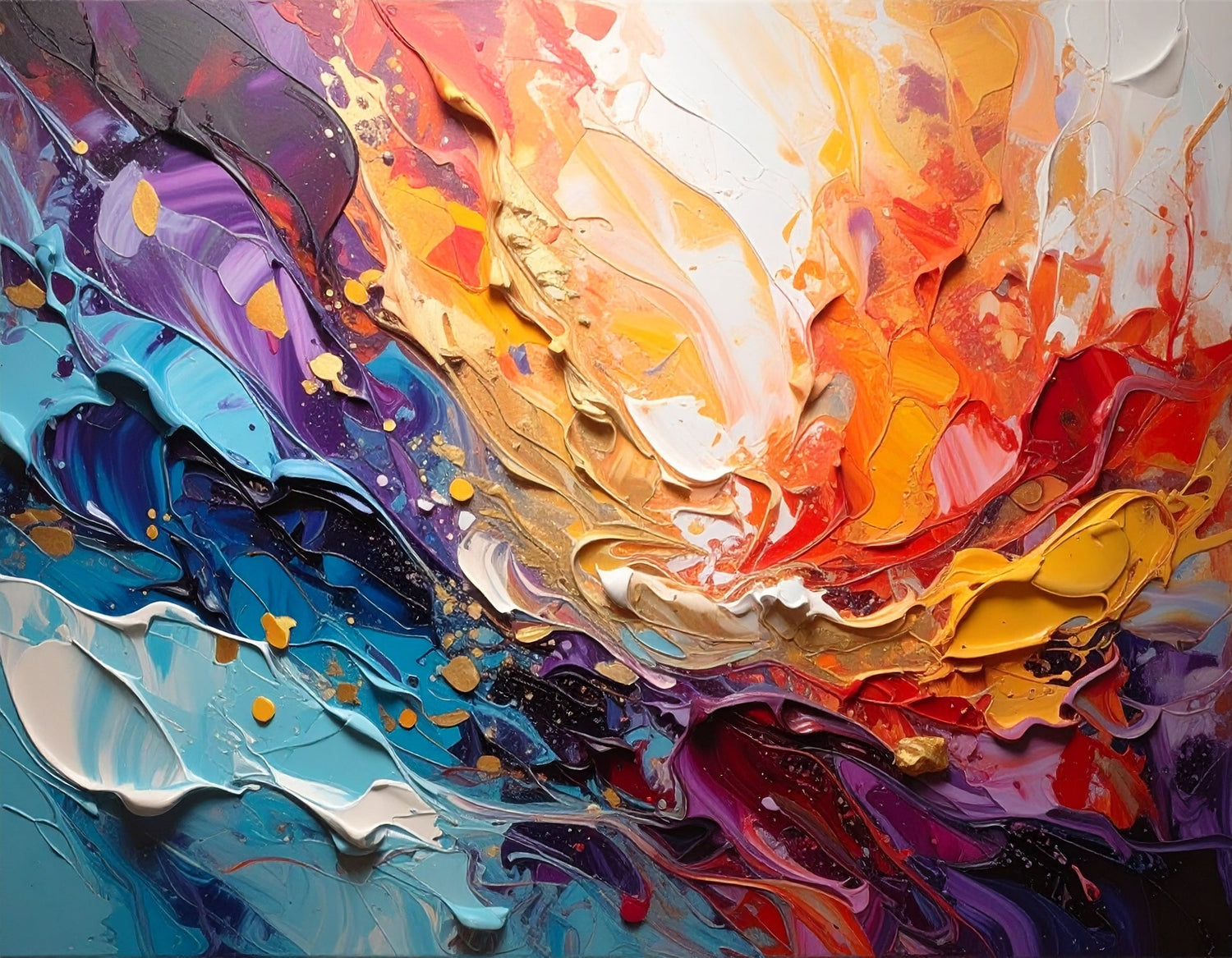 Painting: Colorful expressions made to uplift your space.