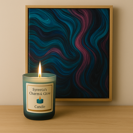 Candle & Painting Gift Set