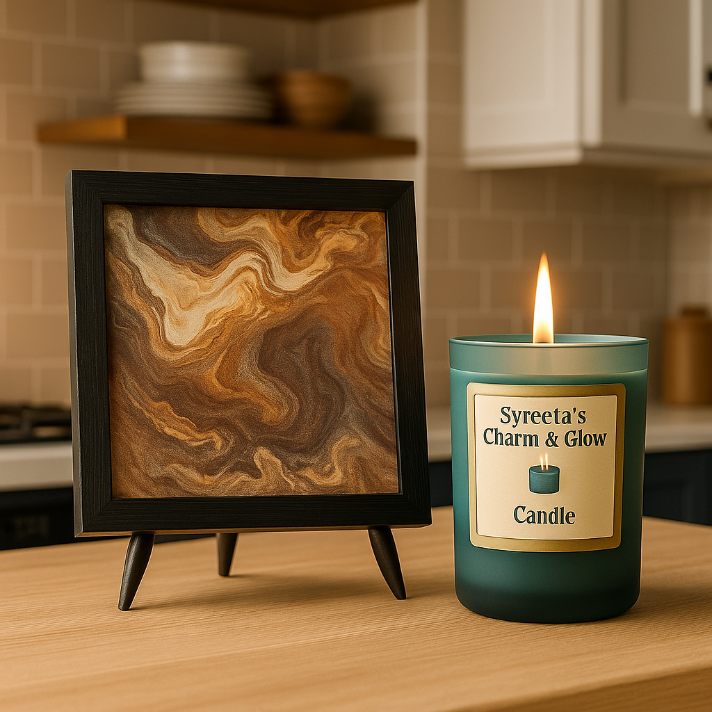 Candle & Shadowbox Gift Set